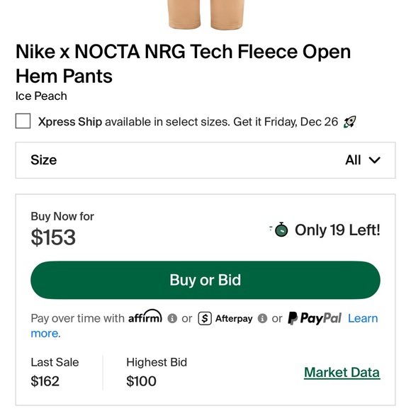 Nike × NOCTA NRG Tech Fleece Open
Hem Pants - Picture 6 of 6